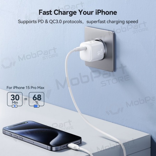 Telefonladegerät Joyroom JR-TCG08 20 W USB-C GaN schwarz
