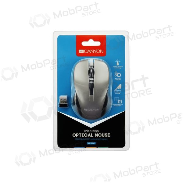 Maus CANYON CNE-CMSW1 kabellos (Grau) Maus CANYON CNE-CMSW1 kabellos (Grau)
