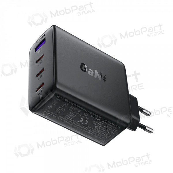 Telefonladegerät Acefast A94 100 W GaN 3x USB-C + USB-A schwarz