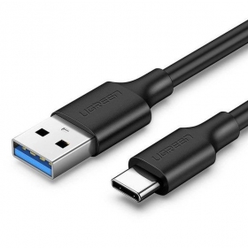 USB-C Kabel Ugreen US184 USB-A zu USB-C 1 m USB 3.2 Gen1 3 A schwarz
