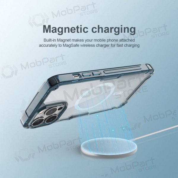 Apple iPhone 14 Plus Handyhülle „Nillkin Nature Magnetic“ (Blau)