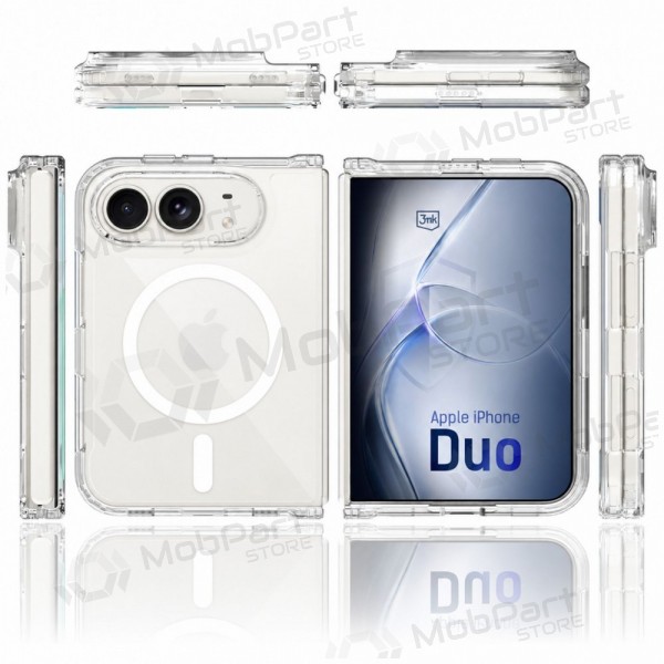 Apple iPhone Duo Hülle - 3mk Armor MagCase (transparent)