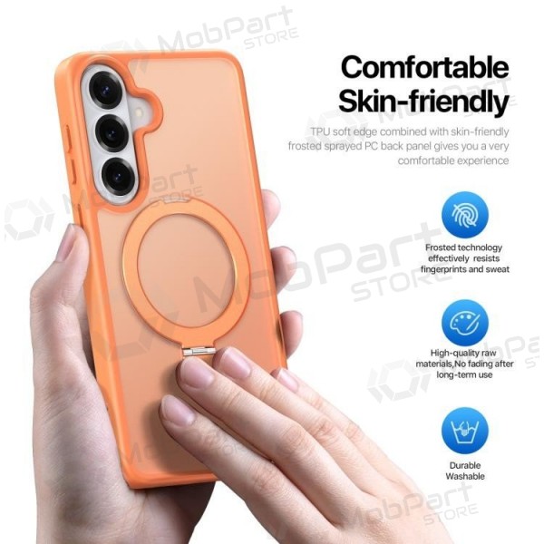 Samsung Galaxy S26+ Hülle - Dux Ducis Yind Magnetic Stand (Orange)