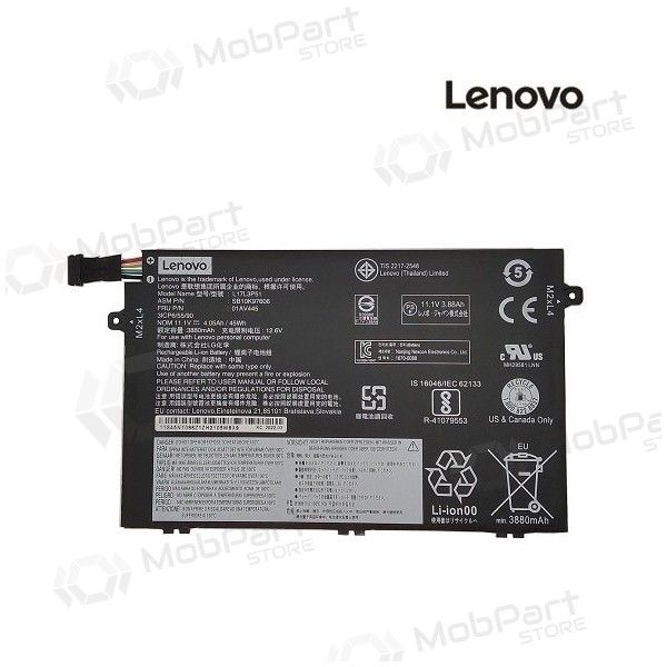 LENOVO L17L3P51, 3880mAh Laptop-Batterie / Akku - PREMIUM LENOVO L17L3P51, 3880mAh Laptop-Batterie / Akku - PREMIUM