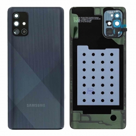 Samsung A715 Galaxy A71 2020 Rückseite Akkudeckel Schwarz (Prism Crush Black) (gebraucht grade C, original)