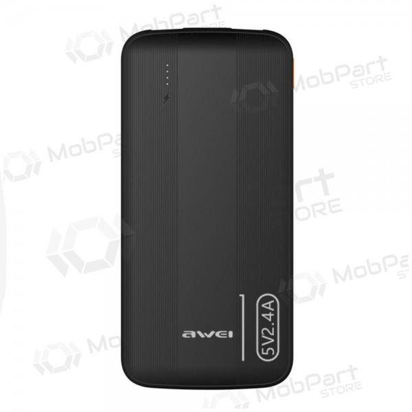 Externe Batterie Power Bank Awei P20K 5V/2.4A 10000mAh Schwarz Externe Batterie Power Bank Awei P20K 5V/2.4A 10000mAh Schwarz