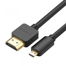 HDMI-Kabel Ugreen HD127 HDMI auf Micro HDMI 1.5 m 4K 60 Hz schwarz