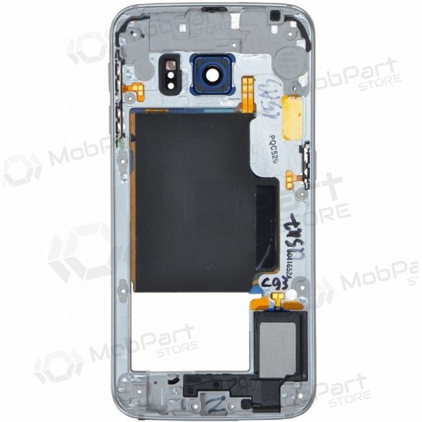 Samsung G925F Galaxy S6 Edge Handy-Rahmen (Grau / Blau) (gebraucht grade B, original) Samsung G925F Galaxy S6 Edge Handy-Rahmen (Grau / Blau) (gebraucht grade B, original)