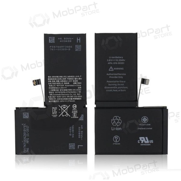 Apple iPhone X Batterie / Akku (2716mAh) - Premium