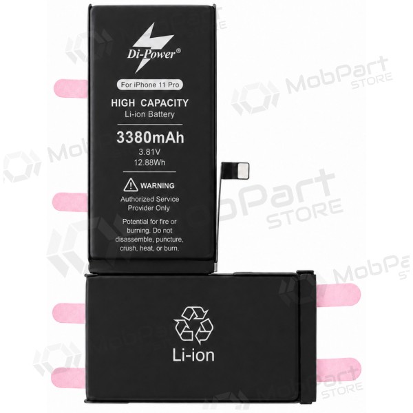 Apple iPhone 11 Pro Akku, Batterie Di-Power 3380 mAh (erhöhte Kapazität)
