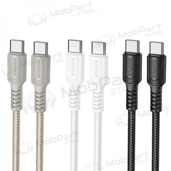 USB-C-kabel Borofone BX116 USB-C zu USB-C 1 m 60 W weiß