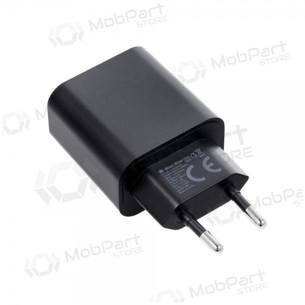 Blue Star 20 W USB-C Telefonladegerät mit USB-C Kabel schwarz