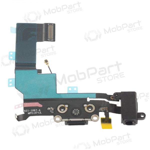Apple iPhone 5S Ladeanschluss und Mikrofonanschluss (Schwarz) Apple iPhone 5S Ladeanschluss und Mikrofonanschluss (Schwarz)