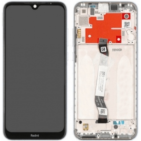 Xiaomi Redmi Note 8T Display (Weiß) (mit Rahmen) (original)