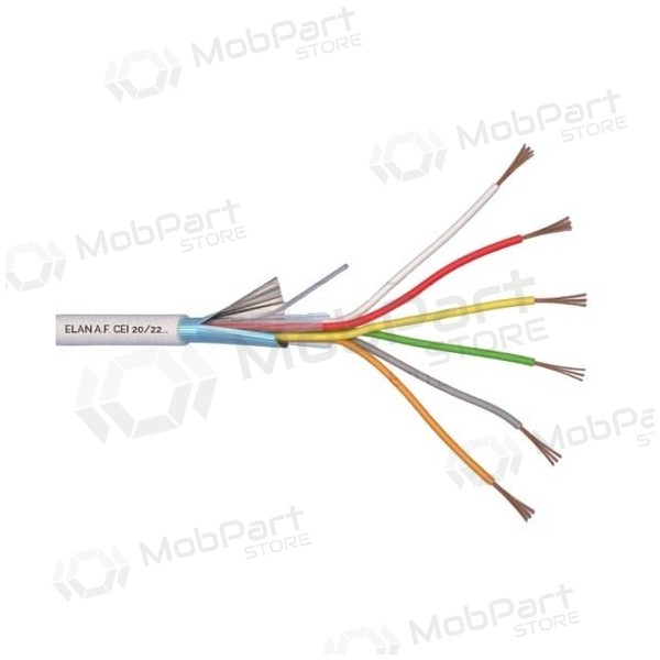ELAN verzinntes, geschirmtes Kabel 6x0,22