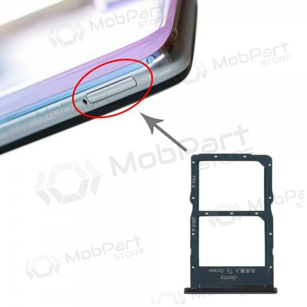 Huawei P40 Lite SIM-Kartenhalter (Schwarz)