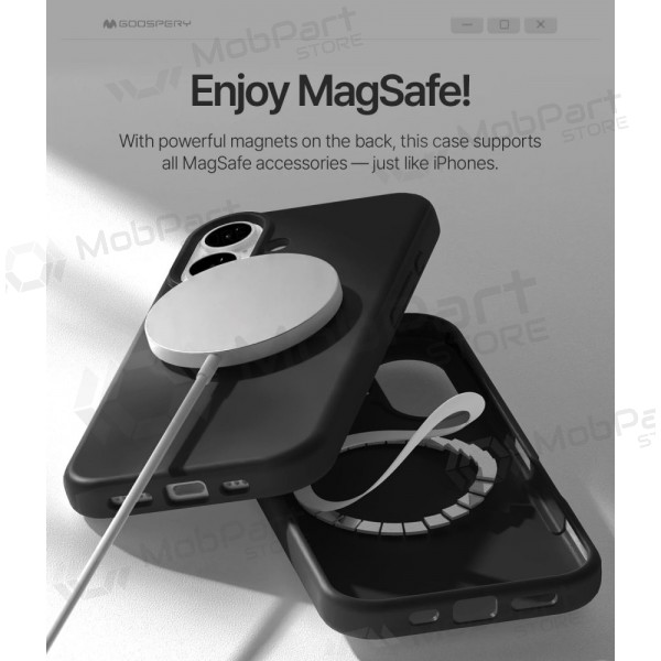 Handyhülle Mercury Pure Magsafe Silicon Case Apple iPhone 17 Rot