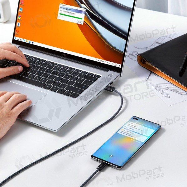 USB Kabel Baseus Dynamic 100W USB-A to Type-C 1.0m Grau CALD000616
