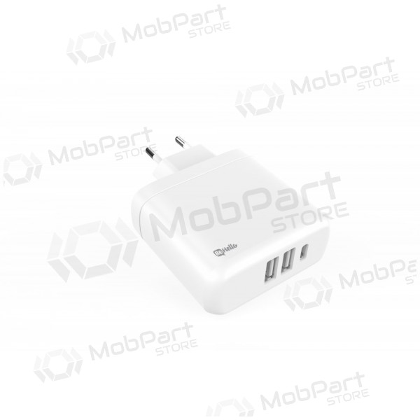 Ladegerät BeHello USB-C 45W PD + 2 USB (Weiß)