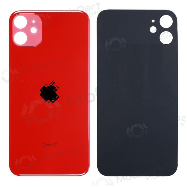Apple iPhone 11 Rückseite Akkudeckel (Rot) (bigger hole for camera) Apple iPhone 11 Rückseite Akkudeckel (Rot) (bigger hole for camera)