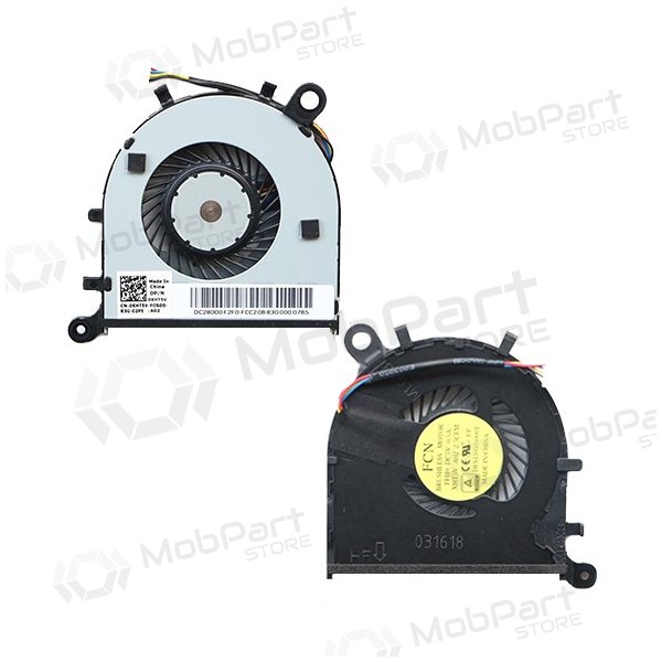 Kompiuterių aušintuvas Dell: XPS 13 9343 9350 9360 0XHT5V Kompiuterių aušintuvas Dell: XPS 13 9343 9350 9360 0XHT5V