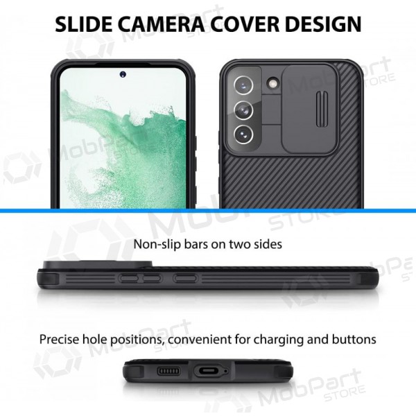 Samsung Galaxy S24 Handyhülle „Nillkin CamShield Pro“ (Schwarz)