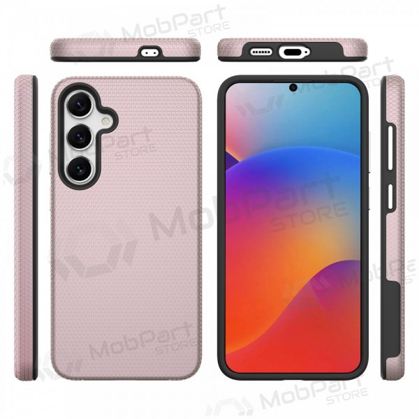 Handyhülle Perfectionists Triangle Case Samsung A556 A55 5G rožinio aukso