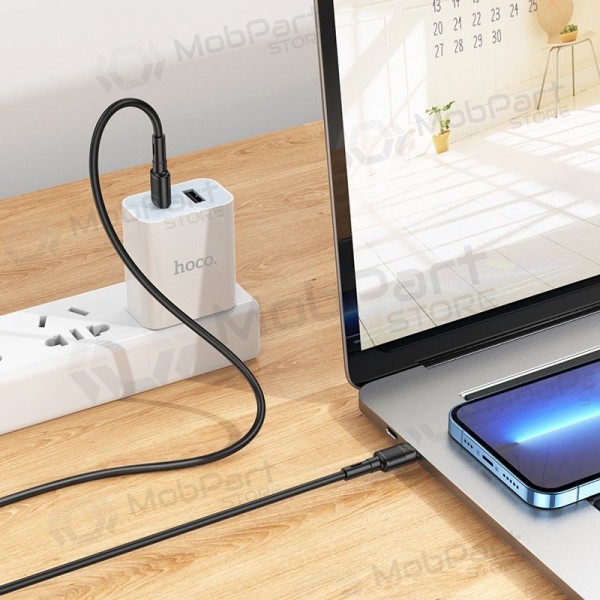 USB Kabel Hoco X83 60W Type-C to Type-C 1.0m Schwarz