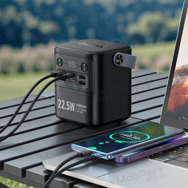 Externe Batterie Power Bank Hoco J152 22.5W+PD20W 80000mAh Schwarz Externe Batterie Power Bank Hoco J152 22.5W+PD20W 80000mAh Schwarz