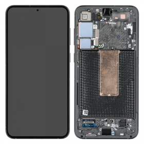 Ekranas Samsung S916 S23+ 5G su lietimui jautriu stikliuku und rėmeliu Green original (service pack)