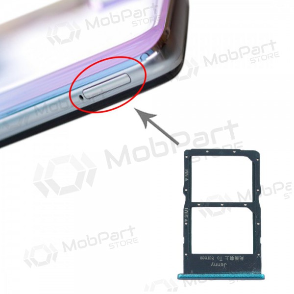 Huawei P40 Lite SIM-Kartenhalter Grün (Emerald Green)