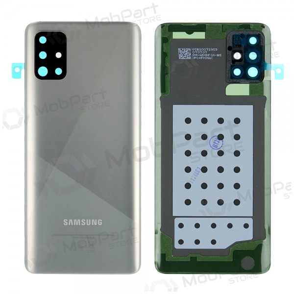 Samsung A515 Galaxy A51 2020 Rückseite Akkudeckel Silbrig (Haze Crush Silver) (service pack) (original)