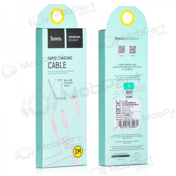 USB Kabel HOCO X1 Rapid 