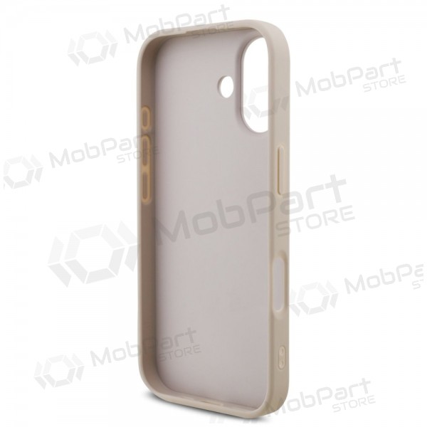Apple iPhone 17 Hülle - Guess PU 4G Metal Logo (rosa)