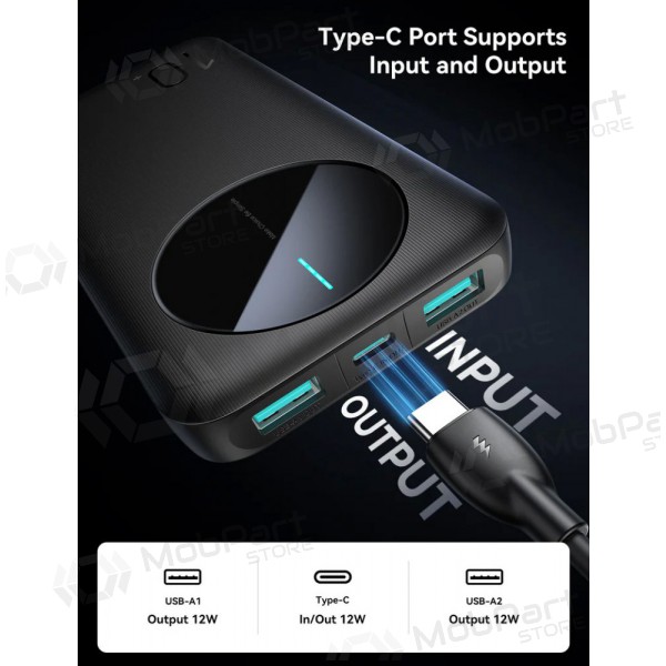 Externe Batterie Power Bank Joyroom JR-PBF12 10000mAh Schwarz Externe Batterie Power Bank Joyroom JR-PBF12 10000mAh Schwarz