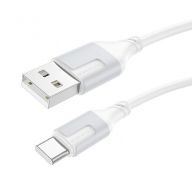 USB-C-Kabel Borofone BX101 USB-A auf USB-C 1 m weiß