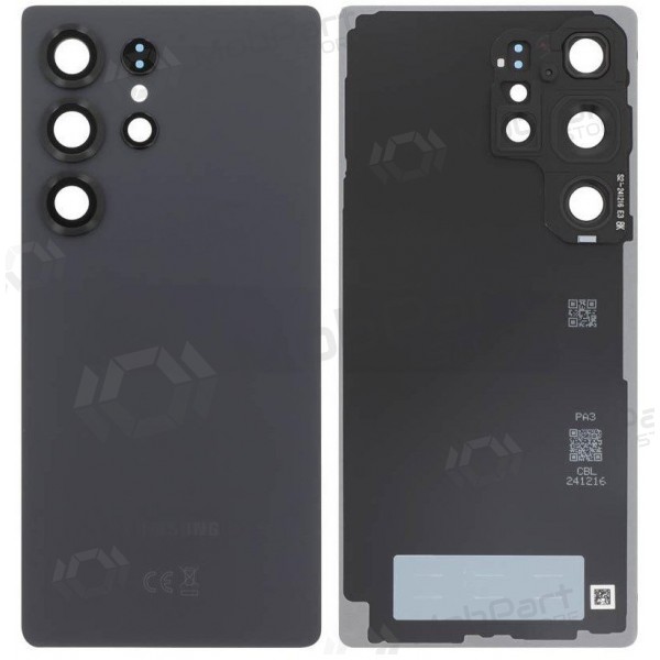 Samsung Galaxy S25 Ultra rückseitige Abdeckung (schwarz) (original)