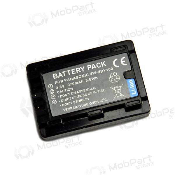 Panasonic VW-VBY100 akumuliatorius Fotobatterie / Akku Panasonic VW-VBY100 akumuliatorius Fotobatterie / Akku