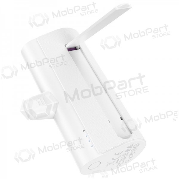 Externe Batterie Power Bank Borofone BJ35 Lightning 5000mAh Weiß Externe Batterie Power Bank Borofone BJ35 Lightning 5000mAh Weiß