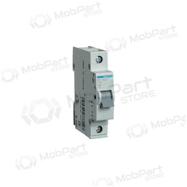 Automatinis jungiklis Hager MC150 (50A, 1P, 230V, 6kA)