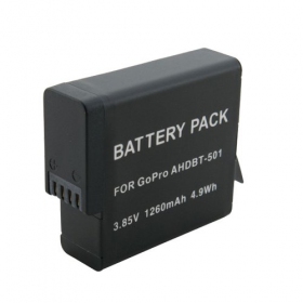 GoPro AHDB-501 Batterie / Akku (1260mAh)