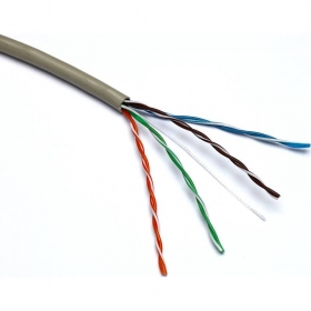 Netzwerkkabel Excel 100-065 Cat5 U/UTP (PVC, ECA, grau, rolle 305m).