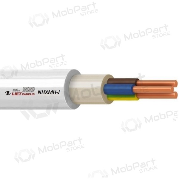 Stromkabel Lietkabelis NHXMH-J 3x2.5 mm² kupfer xlpe cpr cca 300/500 v massiv.