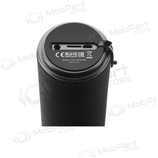 Bluetooth tragbarer Top-Lautsprecher CANYON CNS-CBTSP5 (MicroSD, AUX, BT V5.0, 1200 mAh) (schwarz)