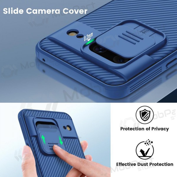 Google Pixel 7 Handyhülle „Nillkin CamShield Pro“ (Blau)