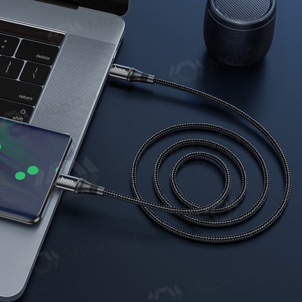USB-Kabel Hoco X50 Exquisito Type-C - Type-C 100W 1.0m (Schwarz)
