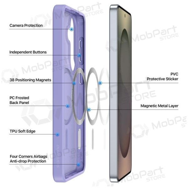 Samsung Galaxy S26+ hülle - Dux Ducis Yind MagSafe (violett)