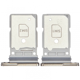 Samsung Galaxy S25 Ultra Dual SIM-Kartenhalter (rosa / gold) (original)