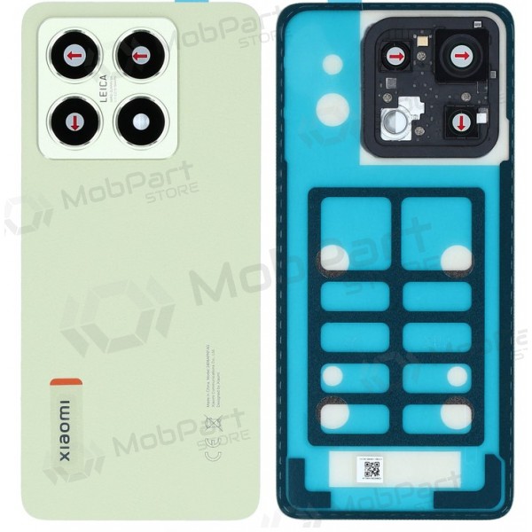 Xiaomi 14T 5G rückseitige Abdeckung (gelbgrün) (original)