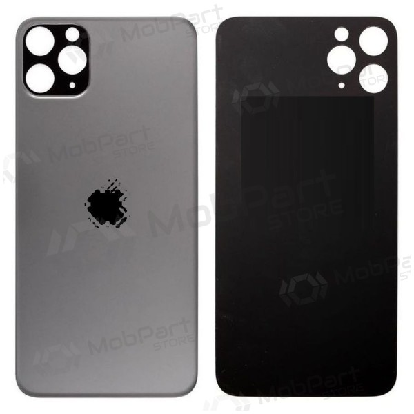 Apple iPhone 11 Pro Max Rückseite Akkudeckel Grau (space grey) (bigger hole for camera) Apple iPhone 11 Pro Max Rückseite Akkudeckel Grau (space grey) (bigger hole for camera)